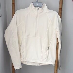 Zella Ivory Drawstring Hem Pullover